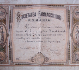 DOCUMENT INEDIT DIN ISTORIA FARMACIEI BACAUANE