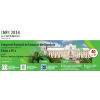 Congresul National de Farmacie din Romania, editia a XV-a, Ia?i, 24-27 Septembrie 2014