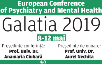 Conferința Europeană de Psihiatrie și Sănătate Mintală „Galatia 2019”