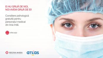 Consiliere psihologică gratuită pentru cadrele medicale din prima linie